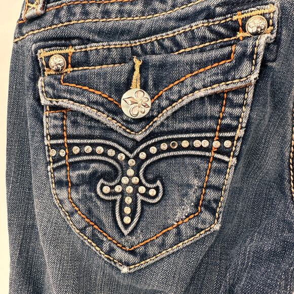 Rock Revival Women's Blue Jen Boot Bootcut Jeans Size 26 - Picture 4 of 8